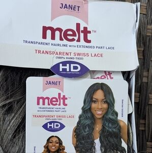 Woman Transparent Lace Front Wig